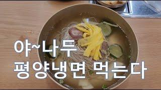 평양냉면의 대중화, 이 정도면 나도 평양냉면 먹겠네 - 능라도 강남점. A famous Pyongyang cold noodle in Korea - Korean street food