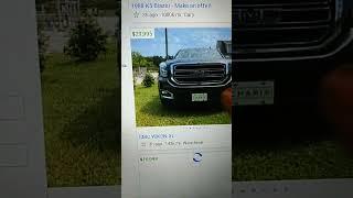 2018 gmc Yukon xl 143k 29,995 nice big suv
