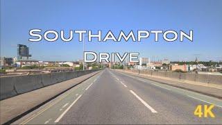 Exploring Southampton: A Scenic City Drive in 4K