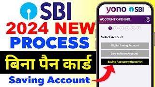 SBI Account Opening Online Without Pan Card New Process 2024 | SBI Account Opening Without Pan Card