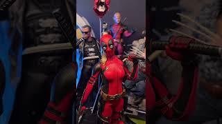 Hot Toys Deadpool Family Figures #deadpool #marvel #actionfigures #ladydeadpool #mcu #starwars