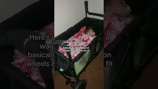 Must-Try Stroller Wagon for Easy Travel! #momhack #stroller #wagon