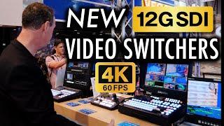 New 4K 12G-SDI and HDMI 2.0 Video Switchers! #NABShow 2023