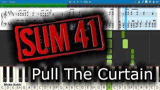 Sum 41 - Pull The Curtain [Piano Tutorial | Sheets | MIDI] Synthesia