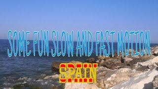 4k Malaga Playa Sacaba Camara Lenta Slow Motion Spain