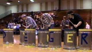 Bishop Dwenger Trash Can Drum Line 2013