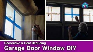 DIY Garage Door Windows