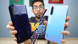 افضل موبايلين بسعر 2500 جنيه | Realme 5 VS Redmi Note 8