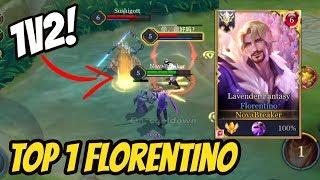 TOP 1 FLORENTINO INSANE 1v2 ft. Vex190| AoV | 傳說對決 | RoV | Liên Quân Mobile