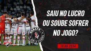 São Paulo é DOMINADO no 1º tempo e perde as MELHORES CHANCES do jogo no 2º | Debate em 3 Cores #29