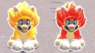 Unused RED Cat Mario in Super Mario 3D World + Bowser's Fury