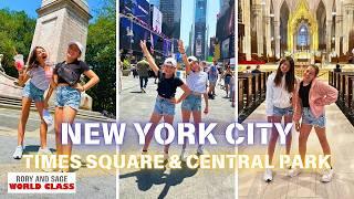 Family Travel in New York City! What to do & see! Summer Travel NYC|Rory and Sage World Class Ep110