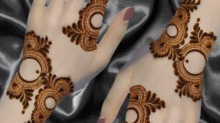 Simple and Elegant Mehendi Designs for back hand ll easy new Stylish mehndi designs ll Arabic mehndi