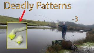 I Couldn't Believe How Many Fish Were Under the Ice! [Winter Fly-Fishing at Burnhouse Trout Fishery]