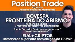 Position Trade com Danillo Fratta | 10/11/2024 | Destaques TRAD3 AMBP3 GOAU4 GGBR4 BBDC4 CRFB3 BRKM5