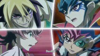 Yugioh Zexal Yuma and Kite VS 3 and 4 Full Fight AMV