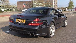 Mercedes-Benz SL55 AMG Doing Crazy Donuts!