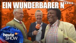 „Ein wunderbarer N****“: Roberto Blanco trifft Joachim Herrmann | heute-show vom 11.09.2015