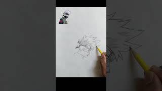 Kakashi Hatake Drawing #anime #viral #naruto