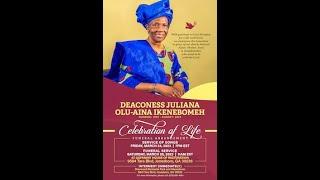 GOFAMINT HOR | Funeral Service For Deaconess Juliana Ikenebomeh | Day 2 |03-25-2023