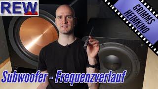 REW Subwoofer - Frequenzverlauf optimieren