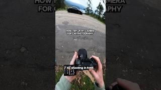 How I Set Up My Camera For Car Photography (Sony a6700) - POV Car Photography