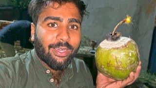 Coconut ka bomb bana diya