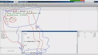 Writing your first Matlab function: aplusb .v191