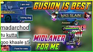 GUSION IS BEST MIDLANER FOR ME - RANK GAMEPLAY | MOBILE LEGENDS