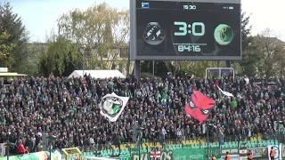 Chemischer Support beim Spiel BFC Dynamo - BSG Chemie