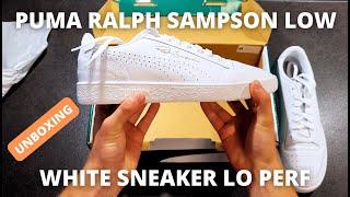 Best Alternative? Puma Ralph Sampson Low White Sneakers Lo Perf Leahter Unboxing