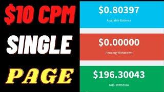 Best Single Page Url Shortener: Daily Payment: 10$ CPM