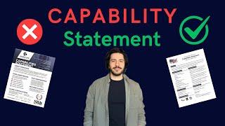 How To Write A Winning Capability Statement For Government Contracting