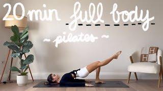 20MIN full body workout (no equipment) // at-home pilates