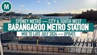 Barangaroo Metro Station — Mid to Late 2024