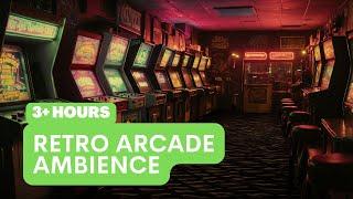 3 Hours of Retro Arcade Vibes | Synthwave Music & Arcade Ambience  