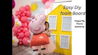 How to Make Diy Peppa Pig Backdrop