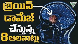 Brain Damaging Habits | బుర్ర పాడు చేస్తున్న 8 అలవాట్లు | Telugu Geeks