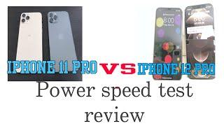 IPHONE 11 pro vs.IPHONE 12 pro POWER SPEED TEST REVIEW #iphone