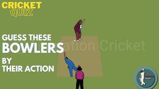 Cricket Quiz2 | Can you guess these bowler by their actions ?? #animationcricket