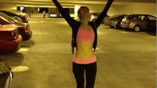 LOL - Hot Yoga Girl too shy to Dance