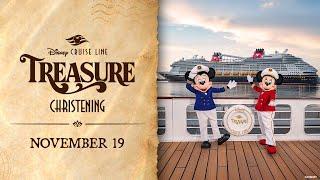  LIVE: The Disney Treasure Christening | Disney Cruise Line