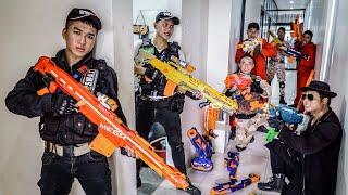 SEAL X Nerf War : Police Patrol SEAL X Warriors Nerf Guns Fight Criminal Dr Ken Crazy Smash Enemy