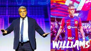 OH MY GOD! BARCELONA CONFIRMED NICO WILLIAMS TRANSFER! FOOTBALL NEWS