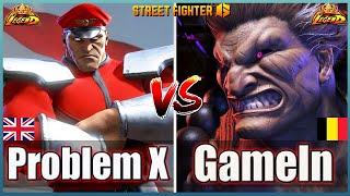 Street Fighter 6  Problem X (M Bison #1)  Vs  Gameln99 (AKUMA)Best Room MatchFightingGameWorldX