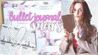 Mon bullet journal pour mars & recap de fevrier ️