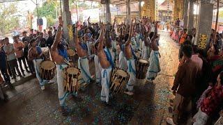 Ponnan Singarimelam #2025  Shivarathri Ulsavam @ Harippad Alappuzha  പൊന്നൻ ശിങ്കാരിമേളം