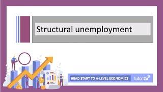 Structural Unemployment | Head Start in A-Level Economics