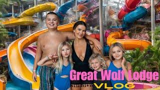 GREAT WOLF LODGE family vlog!!!!  Will they conquer their fears???