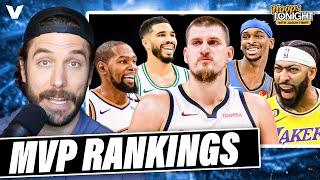 NBA MVP Rankings: Jokic UNSTOPPABLE, Anthony Davis CARRYING Lakers, Durant PEAKING!? | Hoops Tonight